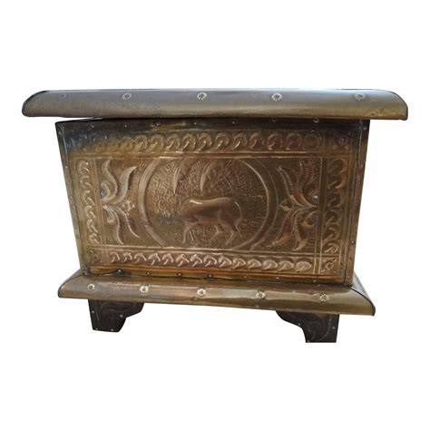 hammered metal jewelry box|Hammered Metal Box .